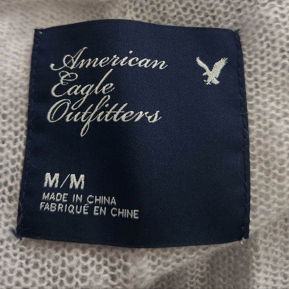 Women's American Eagle Light Lavendar Cardigan Sweater - Picture 3 of 5